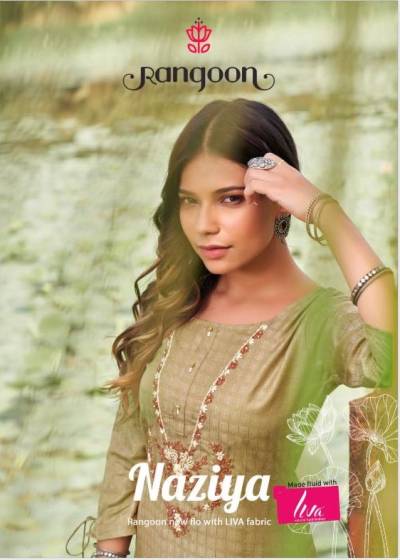 Naziya By Rangoon Designer Cotton Kurti Collection